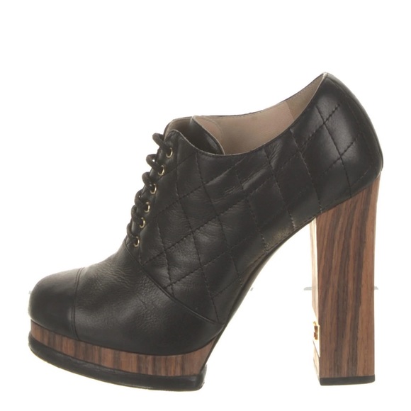 Chanel Black Leather Ankle Booties - Picture 16 of 16